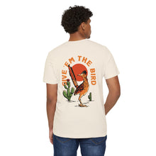 Load image into Gallery viewer, Give 'Em The Bird - Back Logo - Unisex Recycled Organic T-Shirt