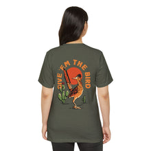 Load image into Gallery viewer, Give 'Em The Bird - Back Logo - Unisex Recycled Organic T-Shirt