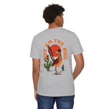 Load image into Gallery viewer, Give 'Em The Bird - Back Logo - Unisex Recycled Organic T-Shirt