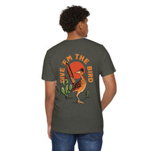 Load image into Gallery viewer, Give 'Em The Bird - Back Logo - Unisex Recycled Organic T-Shirt